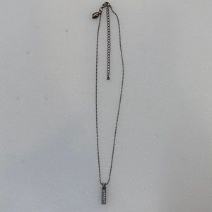 Lia Sophia Pavé Crystal Charm Necklace